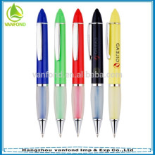 Hot selling plastic big ballpoint pen for free sample